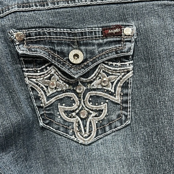 Vintage Angels Cropped Cuffed Jeans Size 8 - Picture 6 of 9